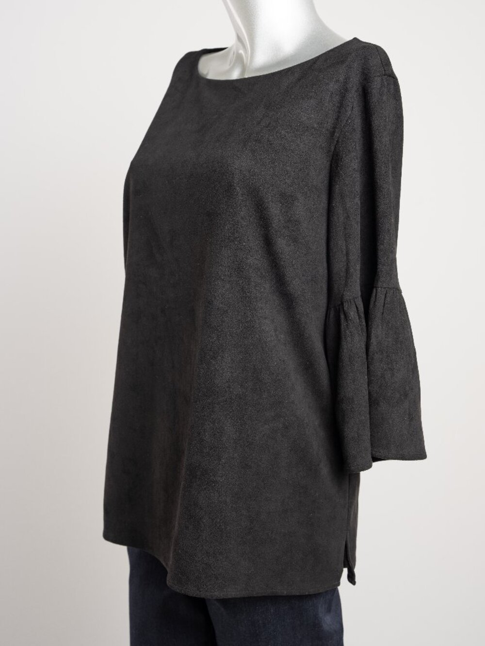 Sail to Sable Three-Quarter Bell Sleeve Top